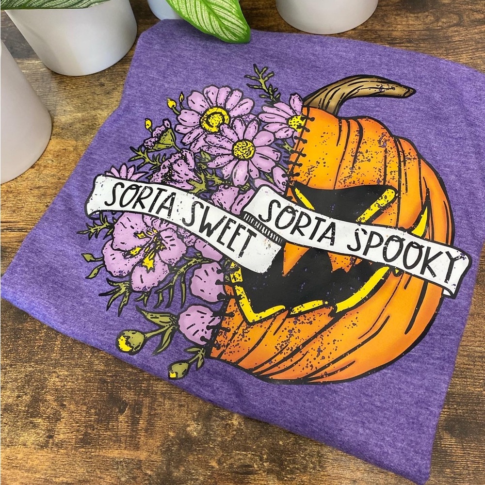 Custom made Sorta Sweet Sorta Spooky tshirt